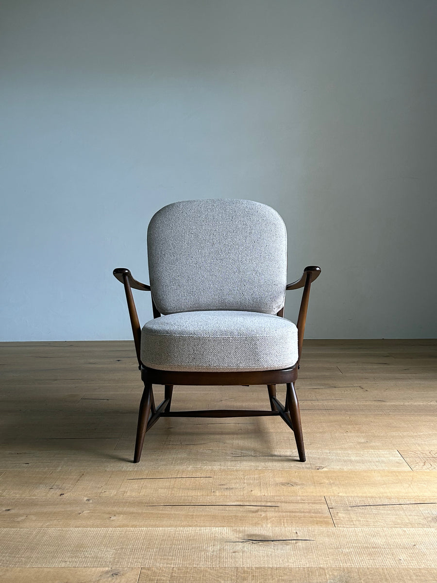 ERCOL アーコール ヴィンテージ ソファ イージーチェア ブルー ERCOL アーコール ヴィンテージ ソファ イージーチェア ブルー