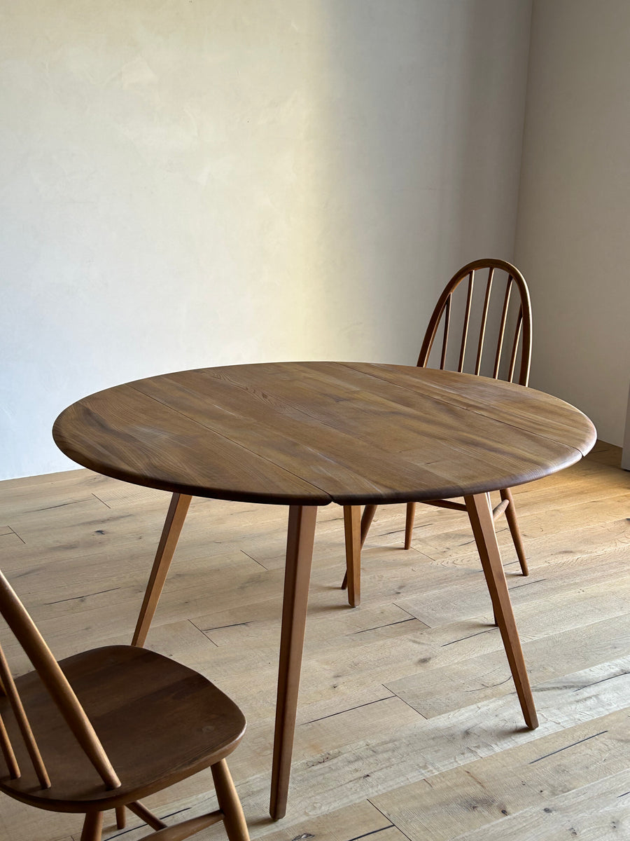 アーコール ドロップリーフ テーブル / ercol round shaped dropleaf dining table '384' #0 –  SCOUT VINTAGE