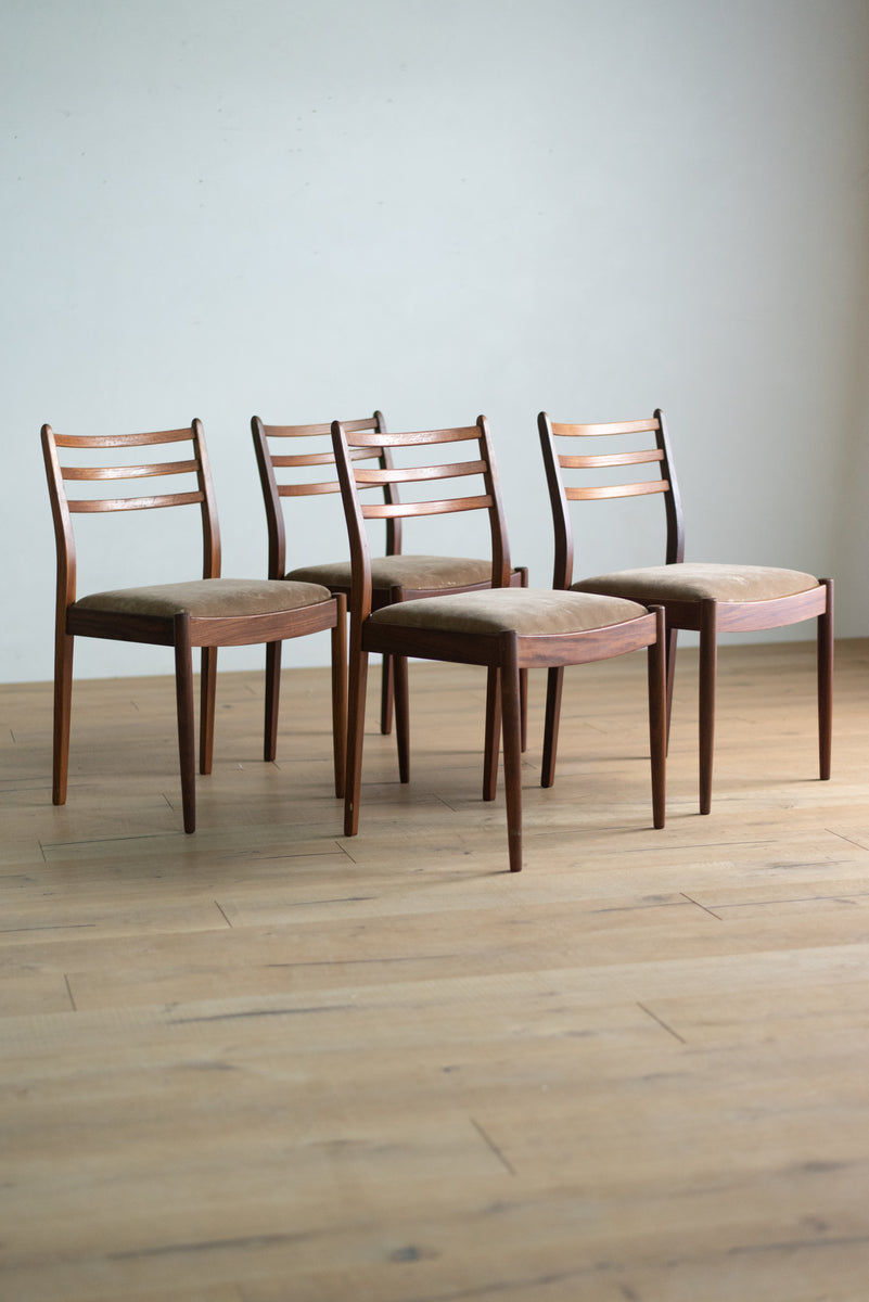 ジープラン チェア4脚セット 張替済 / g-plan chairs set of 4 #0394