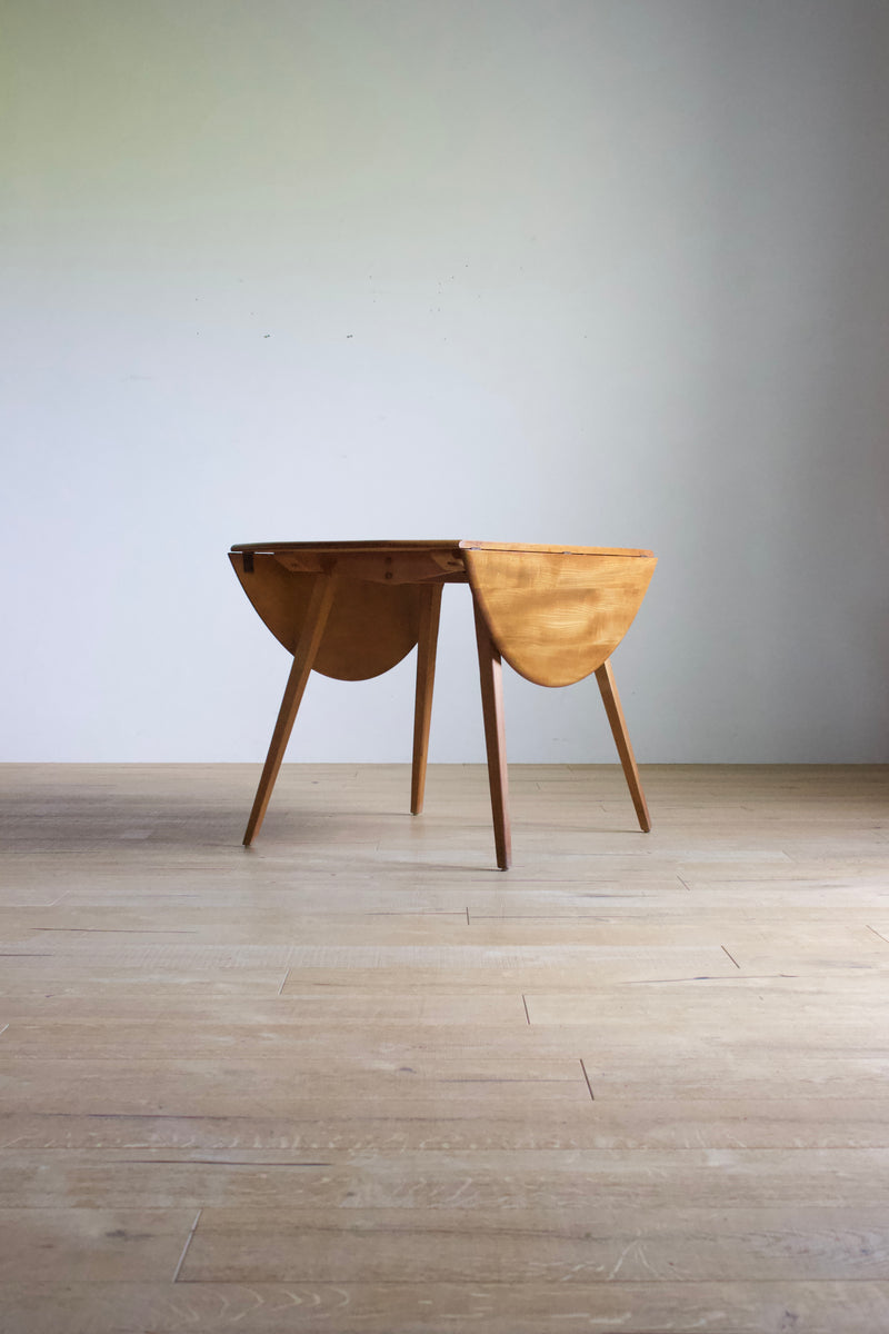 アーコール ドロップリーフ テーブル / ercol round shaped dropleaf