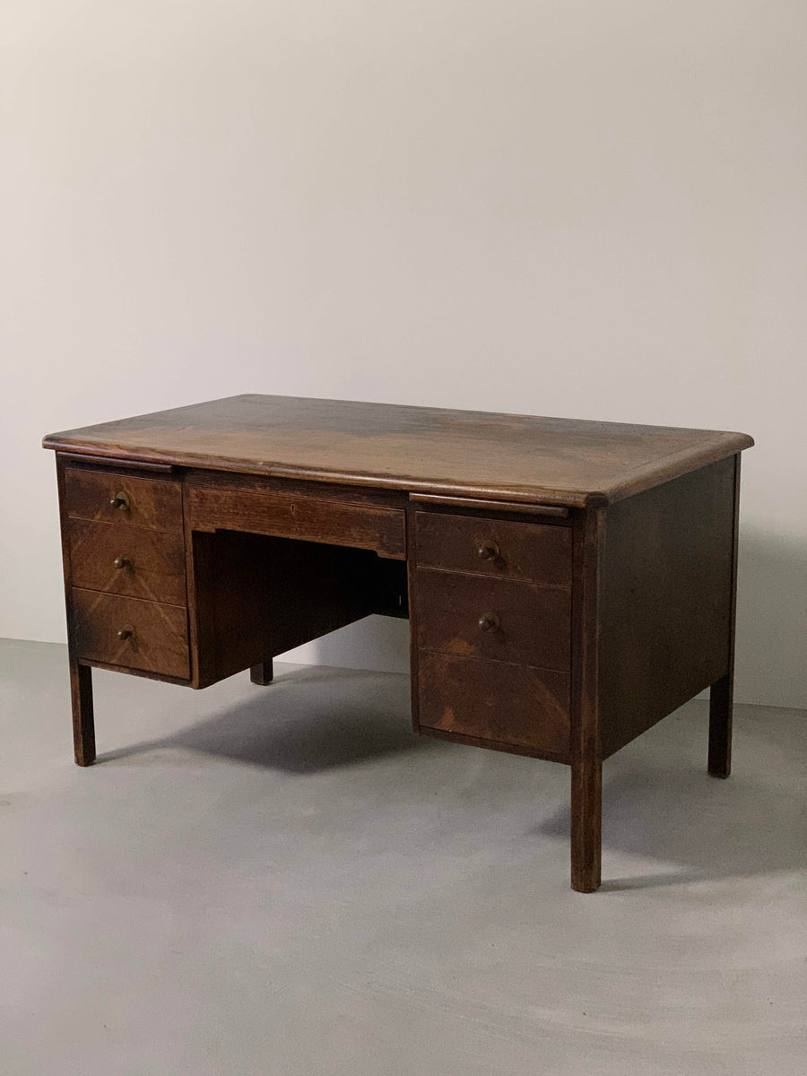 ビンテージ オーク デスク / vintage oak desk #0128 – SCOUT VINTAGE