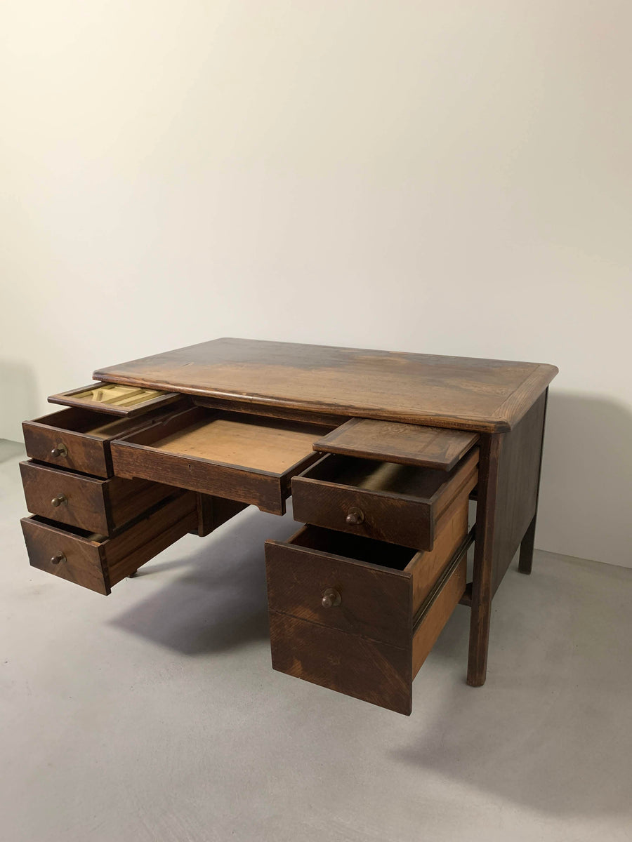 ビンテージ オーク デスク / vintage oak desk #0128 – SCOUT VINTAGE