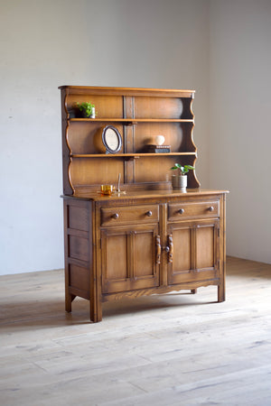 アーコール オールド コロニアル カップボード / ercol old colonial dresser with cutlery tray '331d' #0378