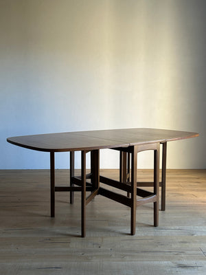 ドロップリーフテーブル / teak drop leaf table #0260