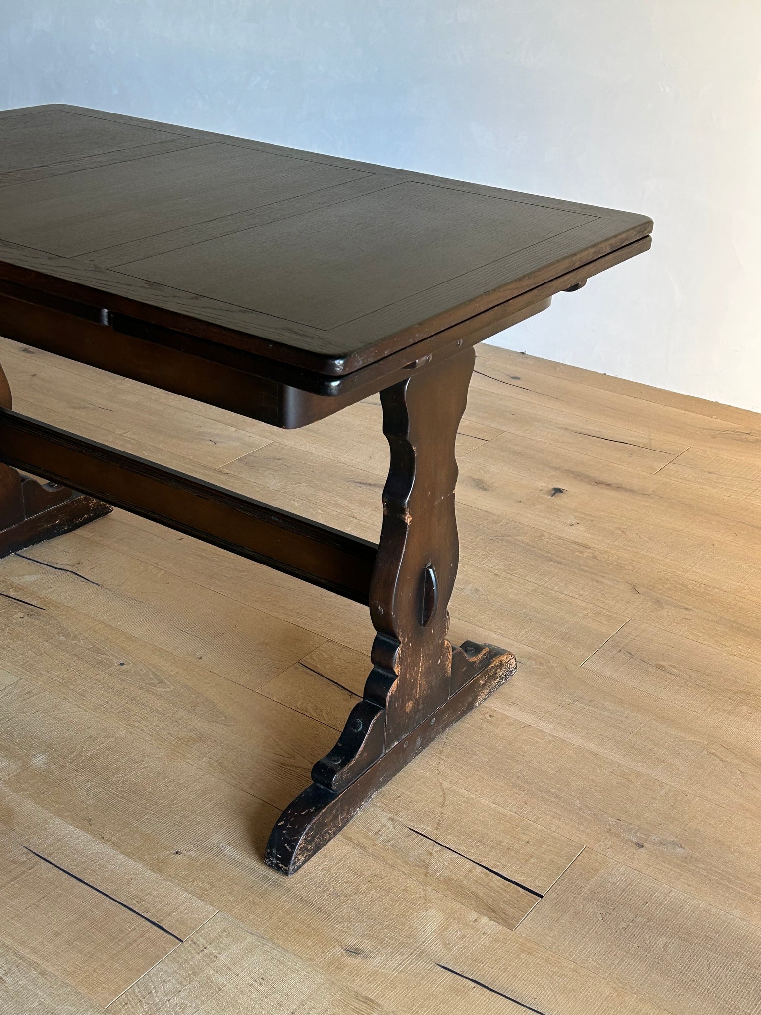 アーコール ドローリーフ リフェクトリー テーブル / ercol old colonial draw leaf refectory table '434' #0261