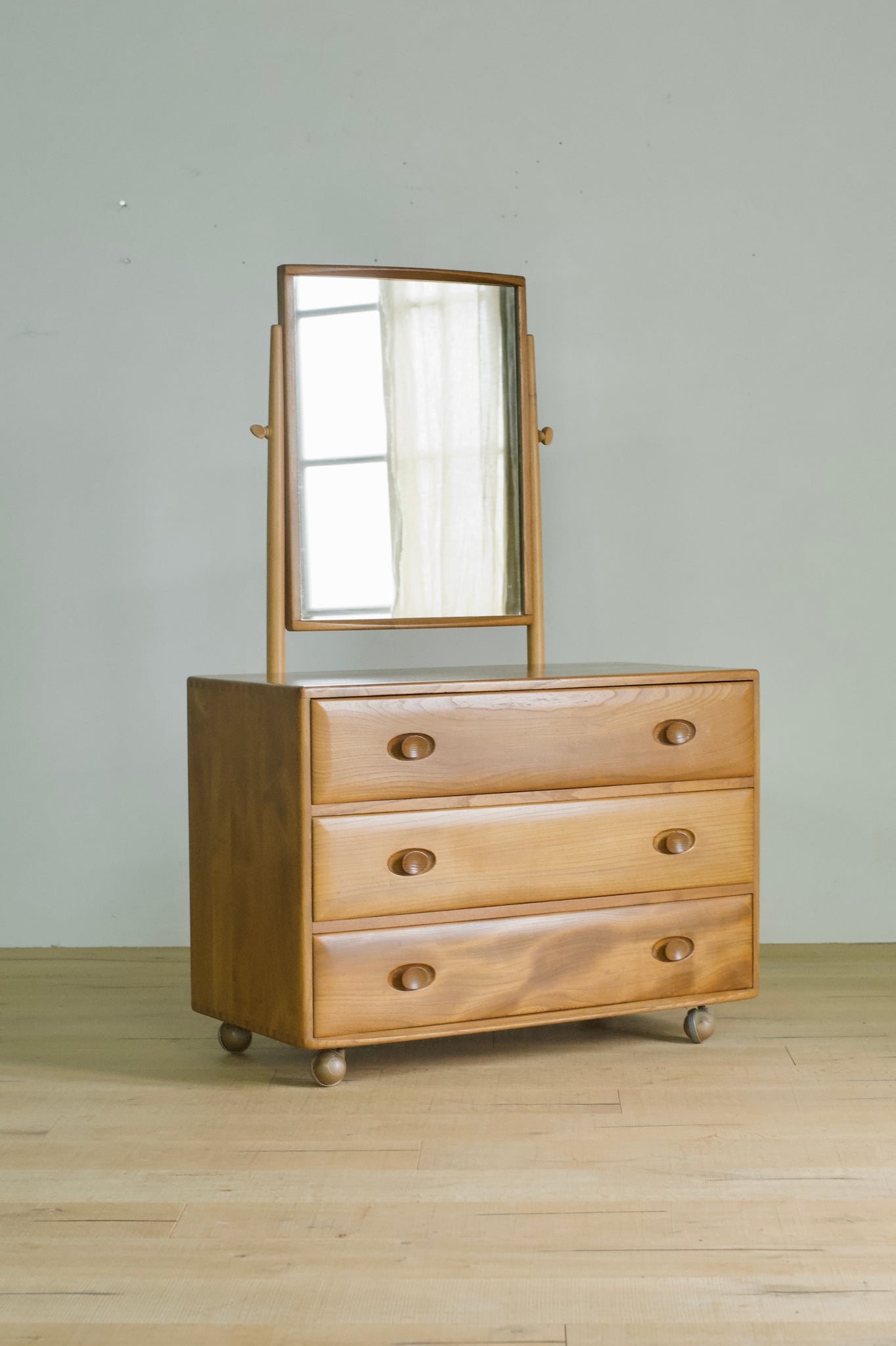 アーコール ドレッシング チェスト / ercol dressing chest with mirror '483' #0370