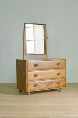 アーコール ドレッシング チェスト / ercol dressing chest with mirror '483' #0370