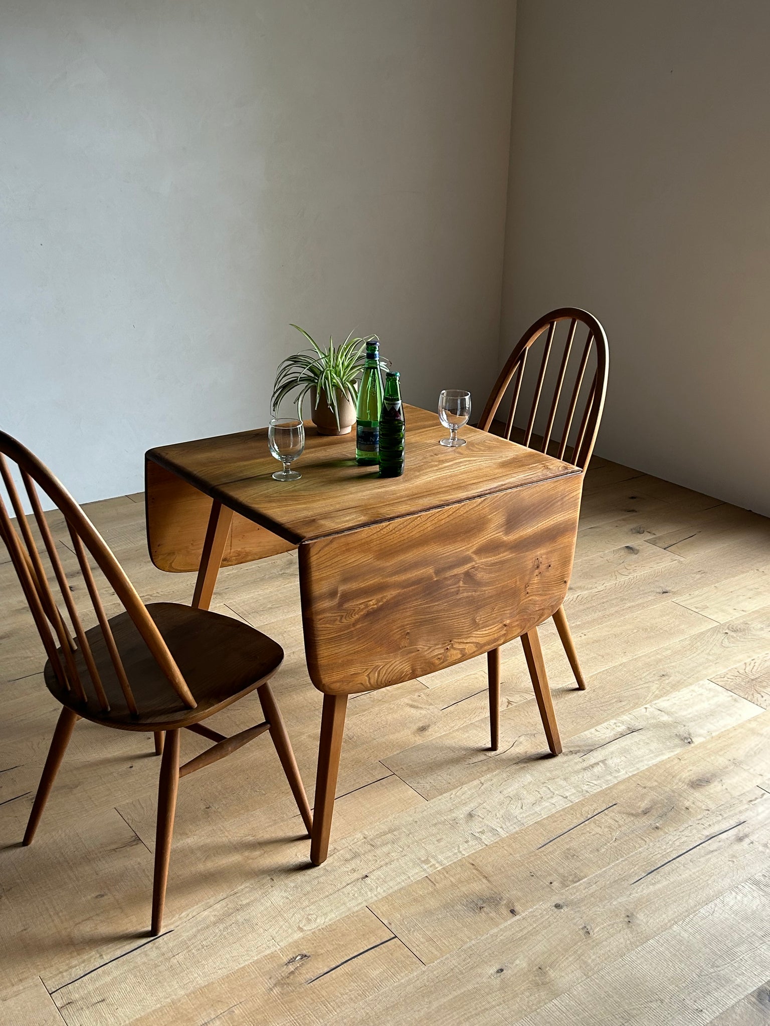 アーコール ドロップリーフ テーブル / ercol dropleaf dining table '383' #0290