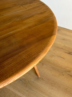 【おまかせ割引】アーコール ドロップリーフ テーブル / ercol round shaped dropleaf dining table '384' #0282