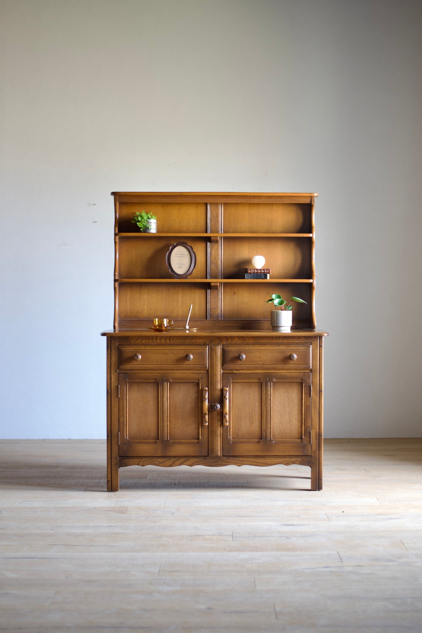 アーコール オールド コロニアル カップボード / ercol old colonial dresser with cutlery tray '331d' #0378