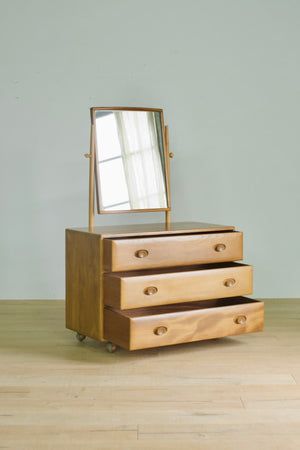 アーコール ドレッシング チェスト / ercol dressing chest with mirror '483' #0370