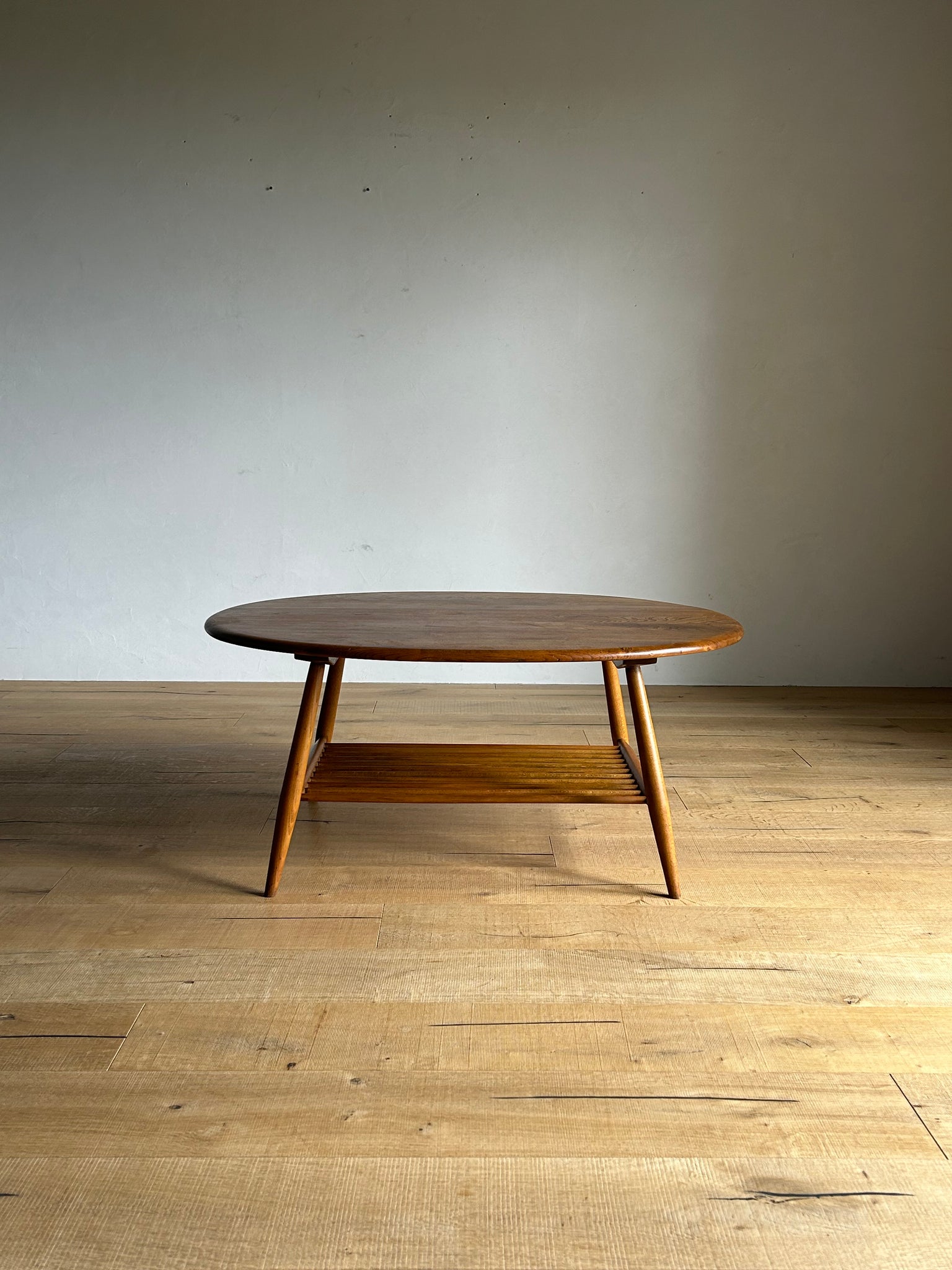 アーコール コーヒーテーブル ラウンド / ercol supper table '454' #0297