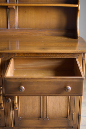 アーコール オールド コロニアル カップボード / ercol old colonial dresser with cutlery tray '331d' #0378