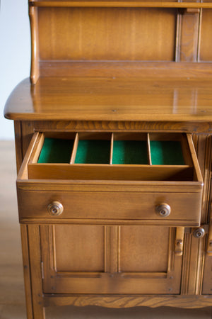 アーコール オールド コロニアル カップボード / ercol old colonial dresser with cutlery tray '331d' #0378