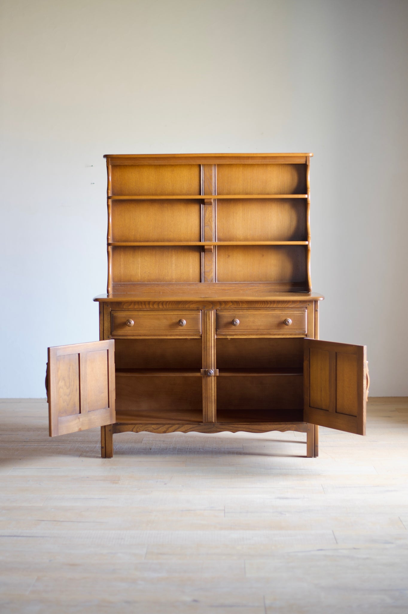 アーコール オールド コロニアル カップボード / ercol old colonial dresser with cutlery tray '331d' #0378