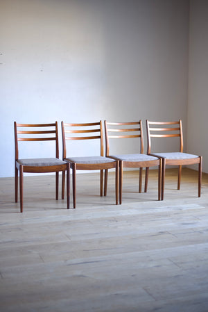 ジープラン チェア４脚セット / g-plan chairs set of 4 #0342