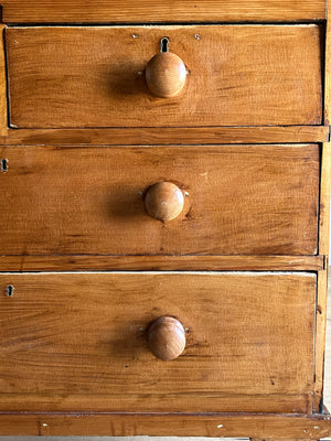 オールド パイン チェスト / old pine chest of drawers #0294 – SCOUT 