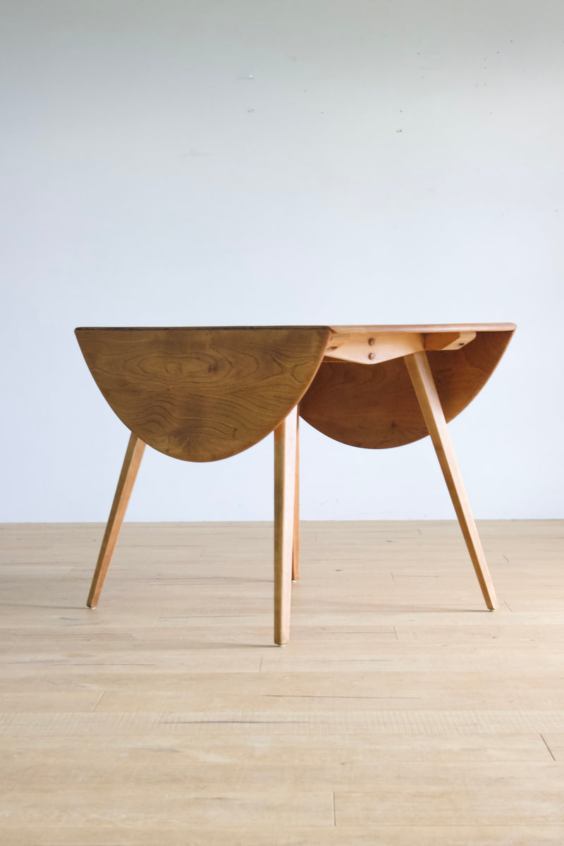 アーコール ドロップリーフ テーブル / ercol round shaped dropleaf dining table '384' #0 ...