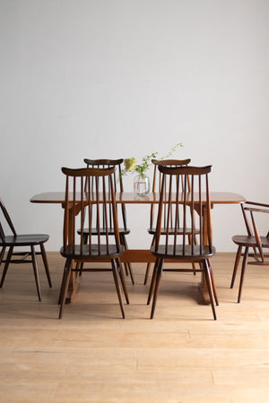 アーコール ウィンザー エルム ダイニング テーブル / ercol windsor elm dining table '822' #0375