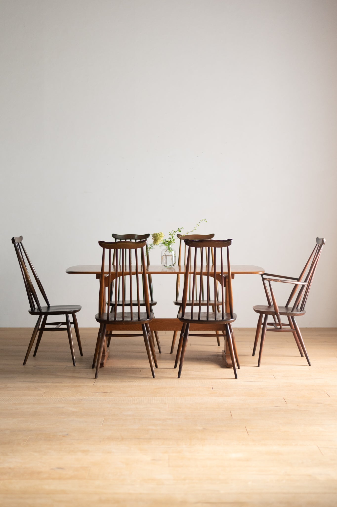 アーコール ウィンザー エルム ダイニング テーブル / ercol windsor elm dining table '822' #0375