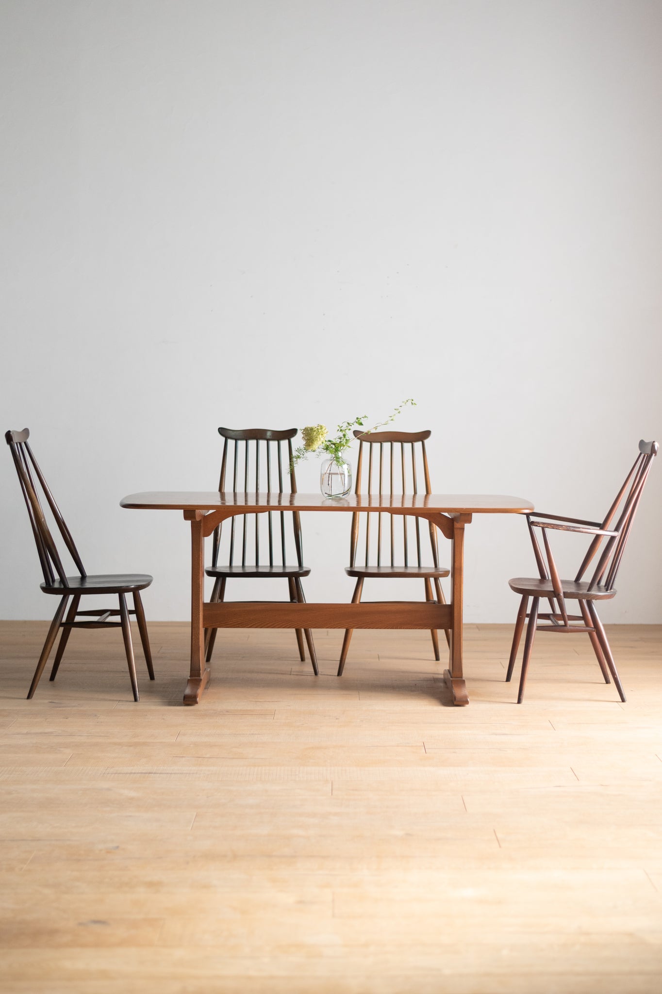 アーコール ウィンザー エルム ダイニング テーブル / ercol windsor elm dining table '822' #0375