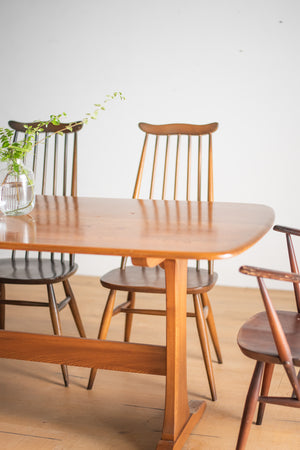 アーコール ウィンザー エルム ダイニング テーブル / ercol windsor elm dining table '822' #0375