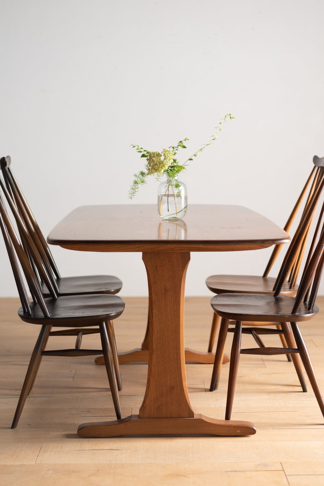アーコール ウィンザー エルム ダイニング テーブル / ercol windsor elm dining table '822' #0375