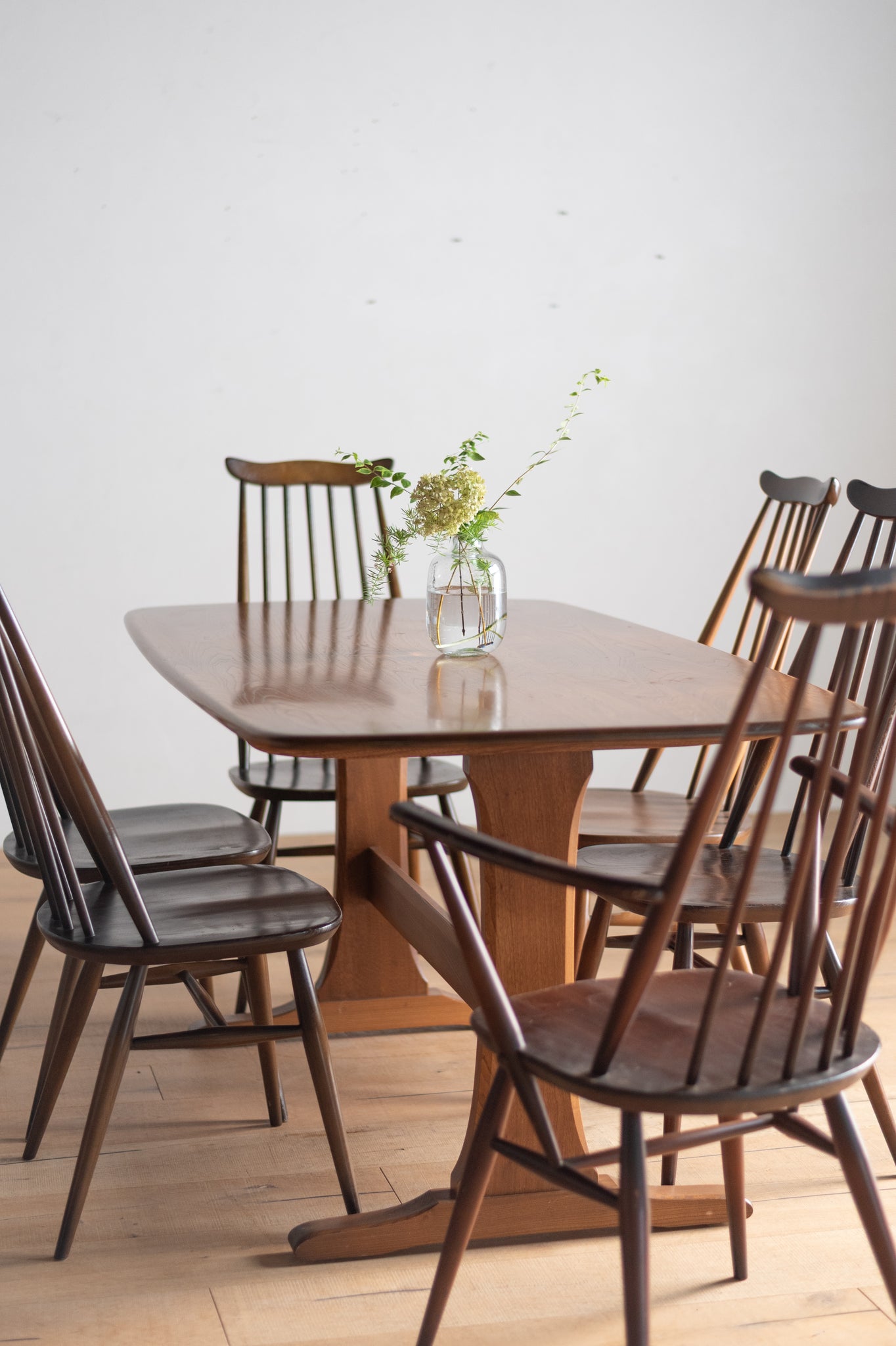 アーコール ウィンザー エルム ダイニング テーブル / ercol windsor elm dining table '822' #0375
