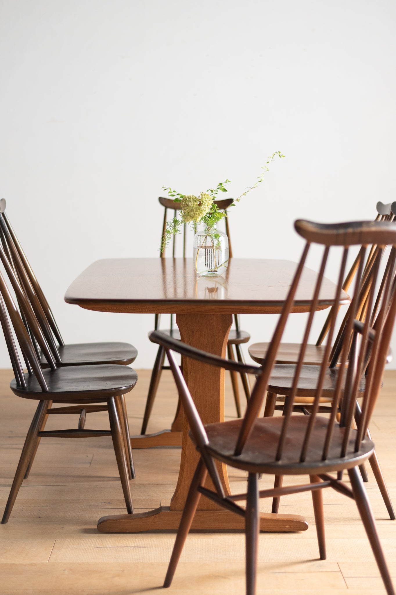 アーコール ウィンザー エルム ダイニング テーブル / ercol windsor elm dining table '822' #0375