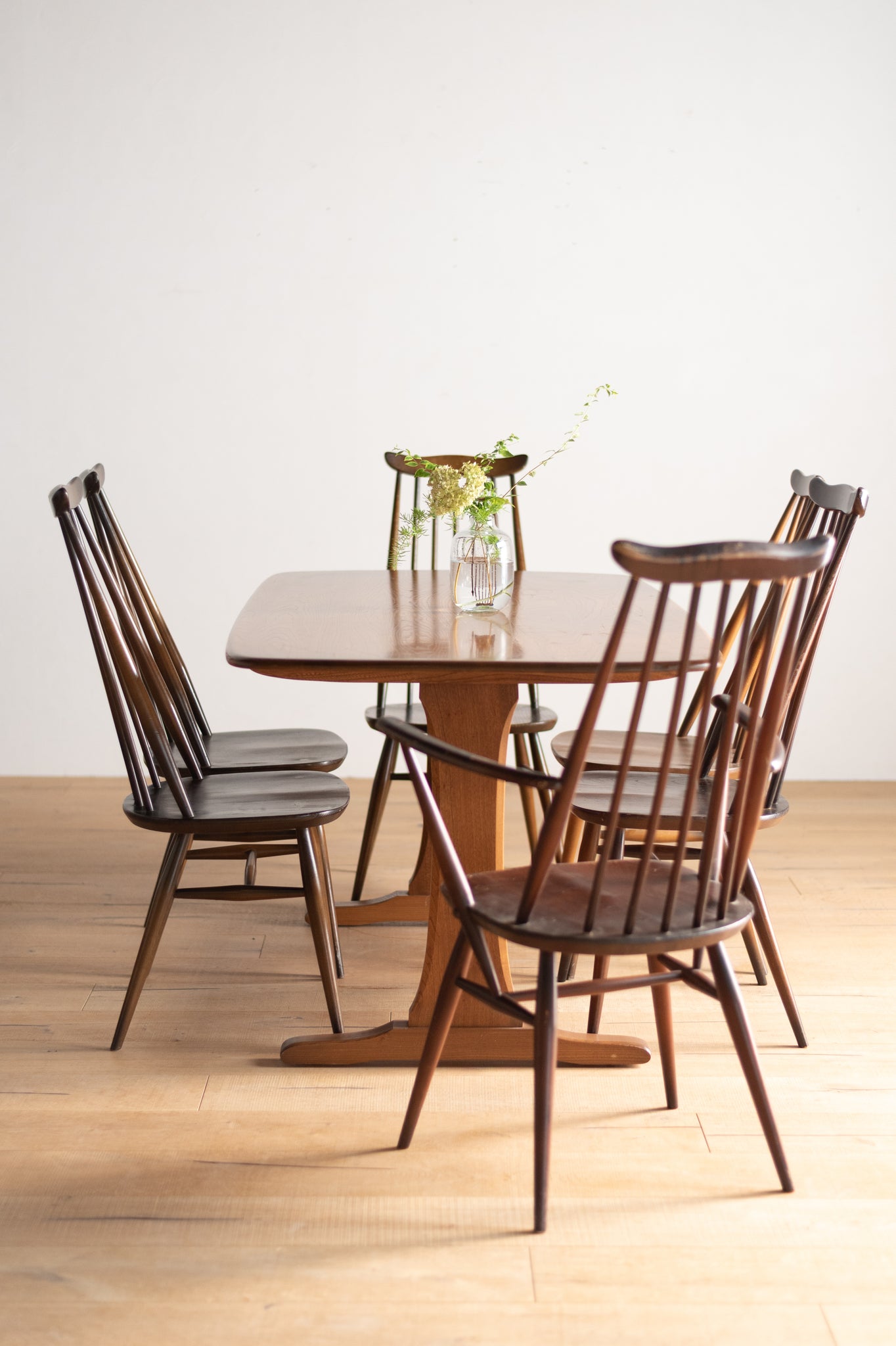 アーコール ウィンザー エルム ダイニング テーブル / ercol windsor elm dining table '822' #0375