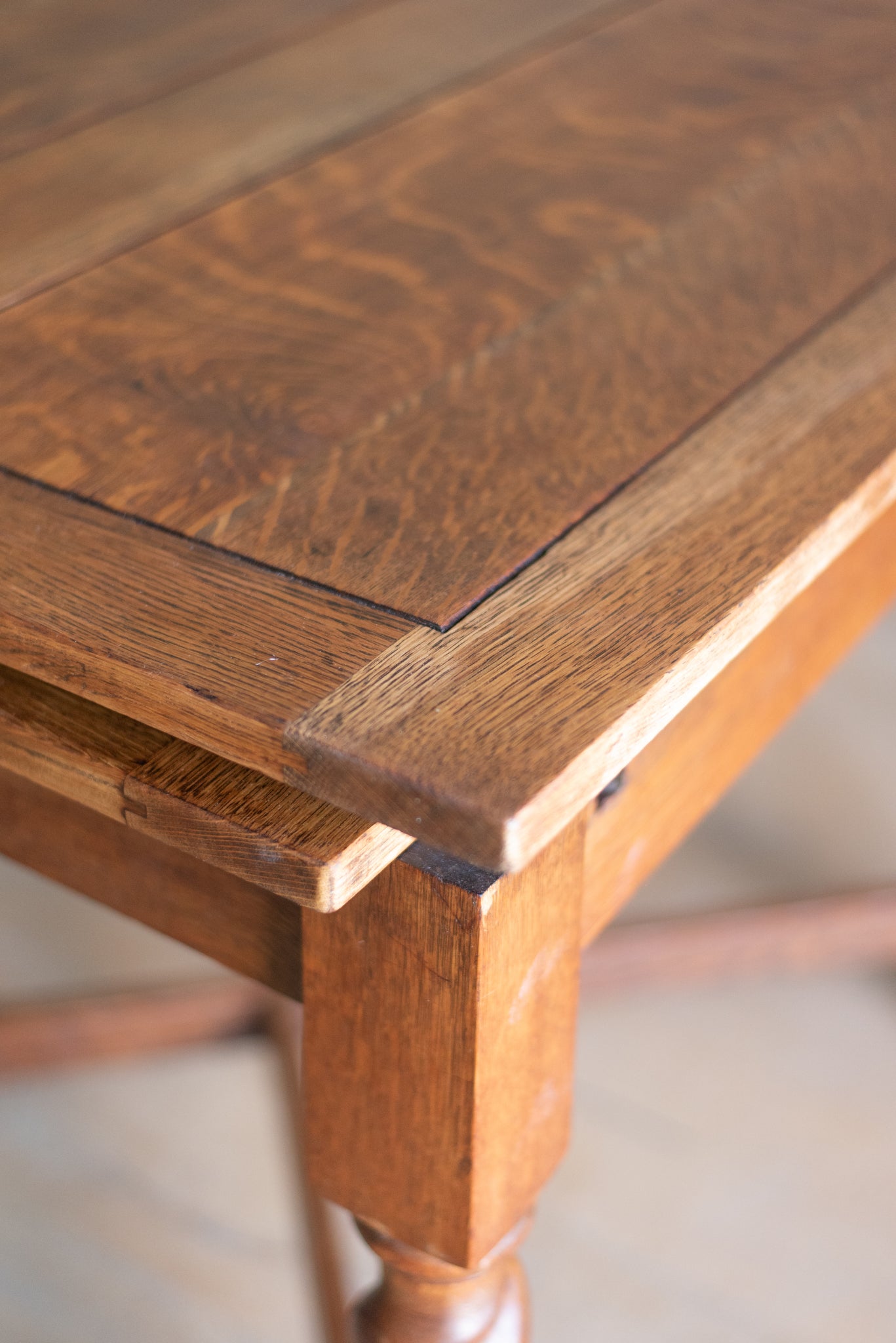 オーク エクステンション テーブル /  oak extension table #0390