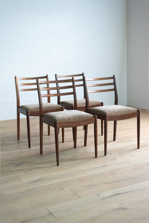 ジープラン チェア４脚セット 張替済 / g-plan chairs set of 4 #0394
