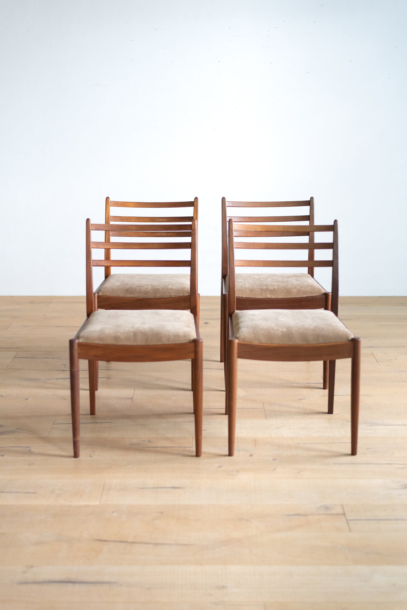 ジープラン チェア４脚セット 張替済 / g-plan chairs set of 4 #0394