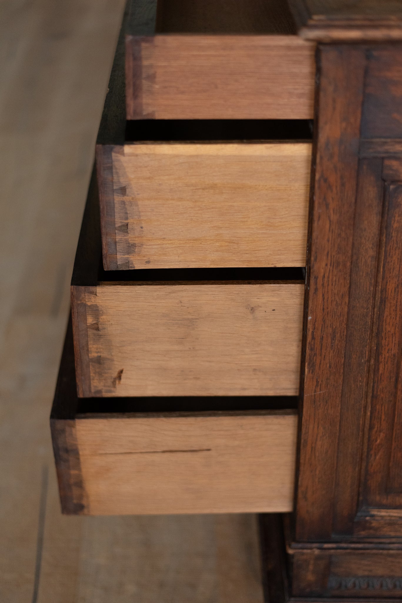 オーク チェスト ドロワー / oak chest of drawers #0403
