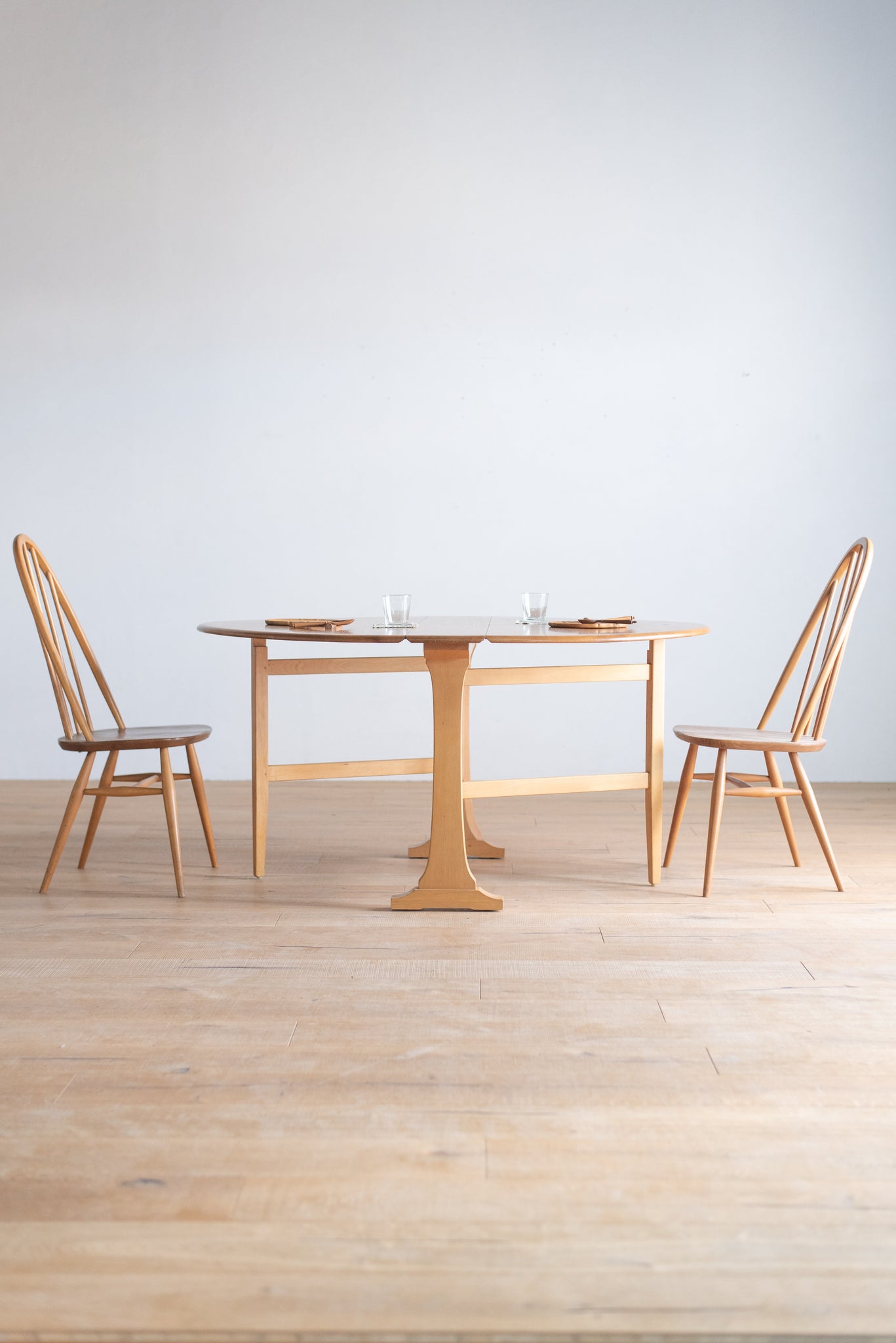 アーコール ゲートレッグ ダイニング テーブル / ercol gate-leg dining table #0406