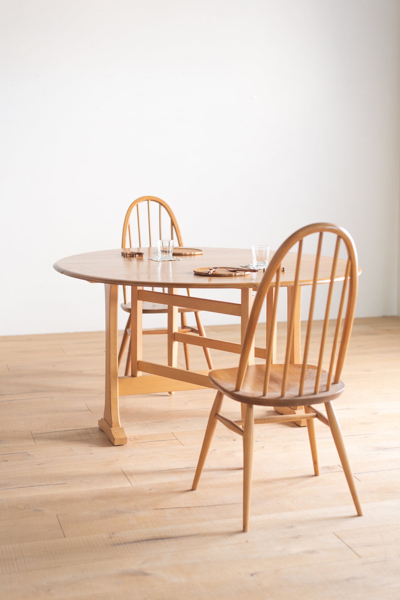アーコール ゲートレッグ ダイニング テーブル / ercol gate-leg dining table #0406