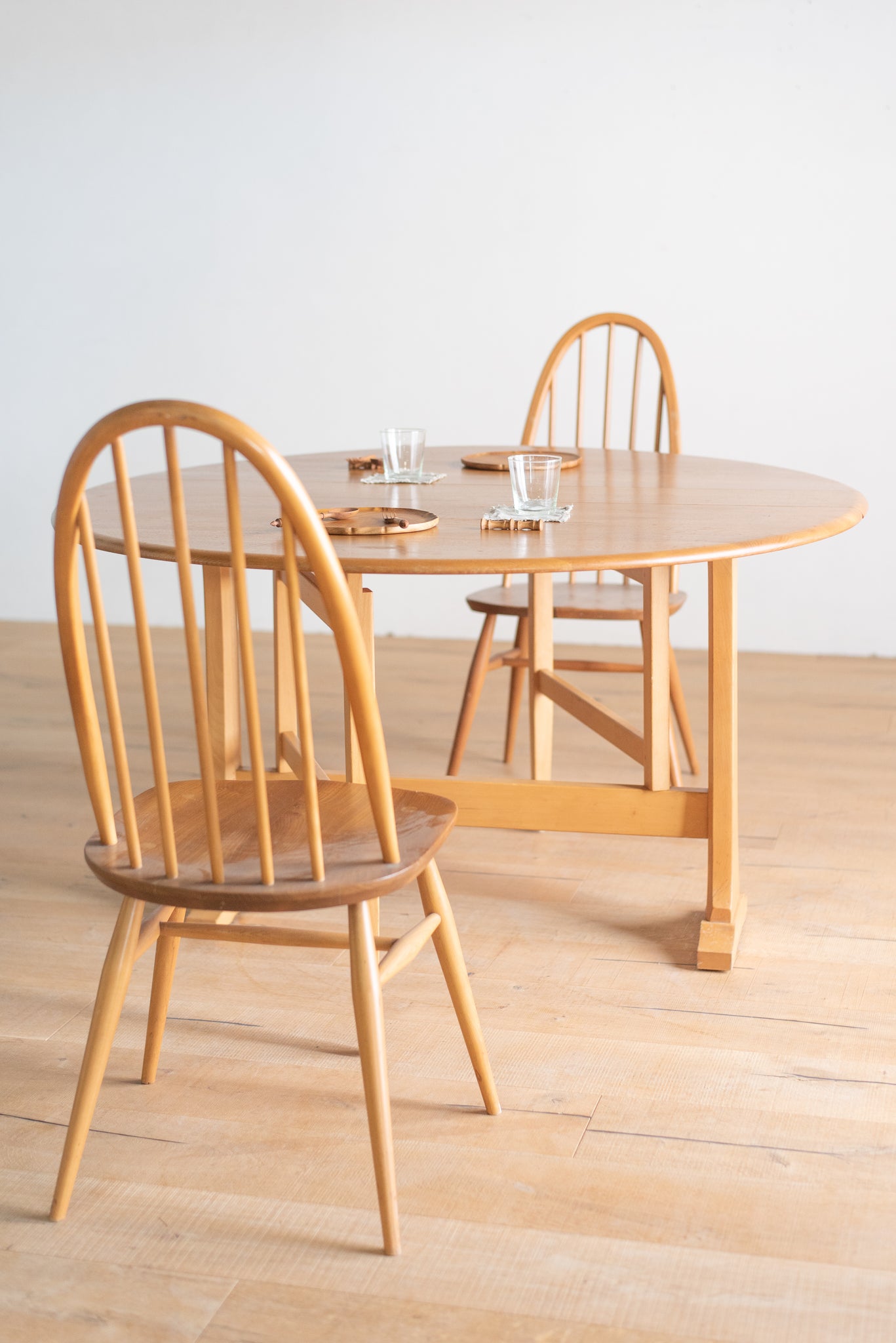 アーコール ゲートレッグ ダイニング テーブル / ercol gate-leg dining table #0406