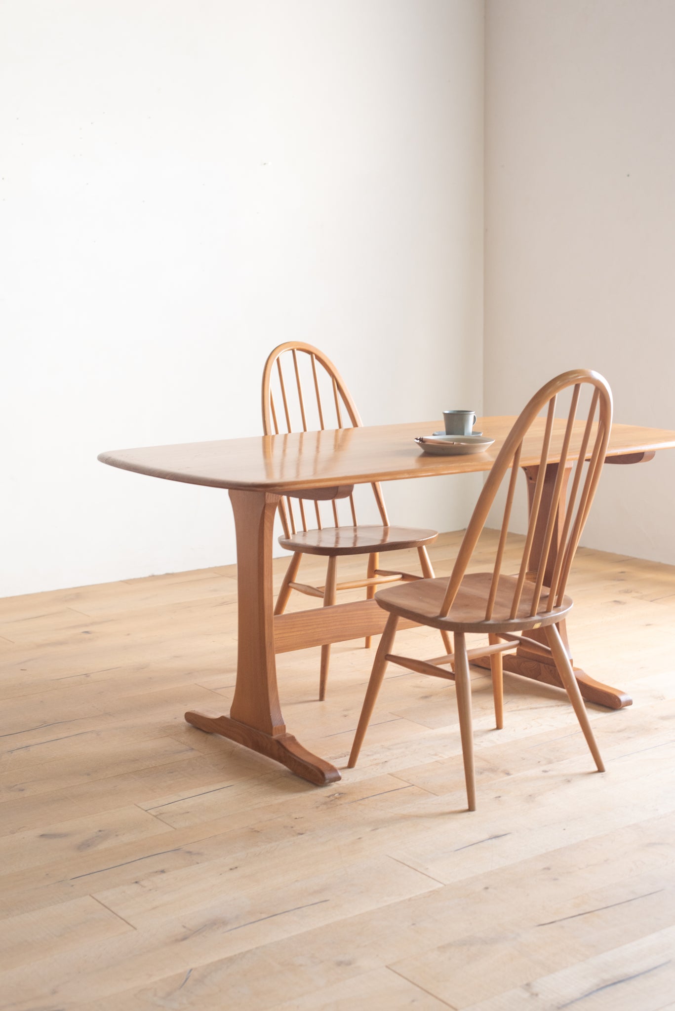 アーコール ウィンザー エルム ダイニング テーブル / ercol windsor elm dining table '822' #0407