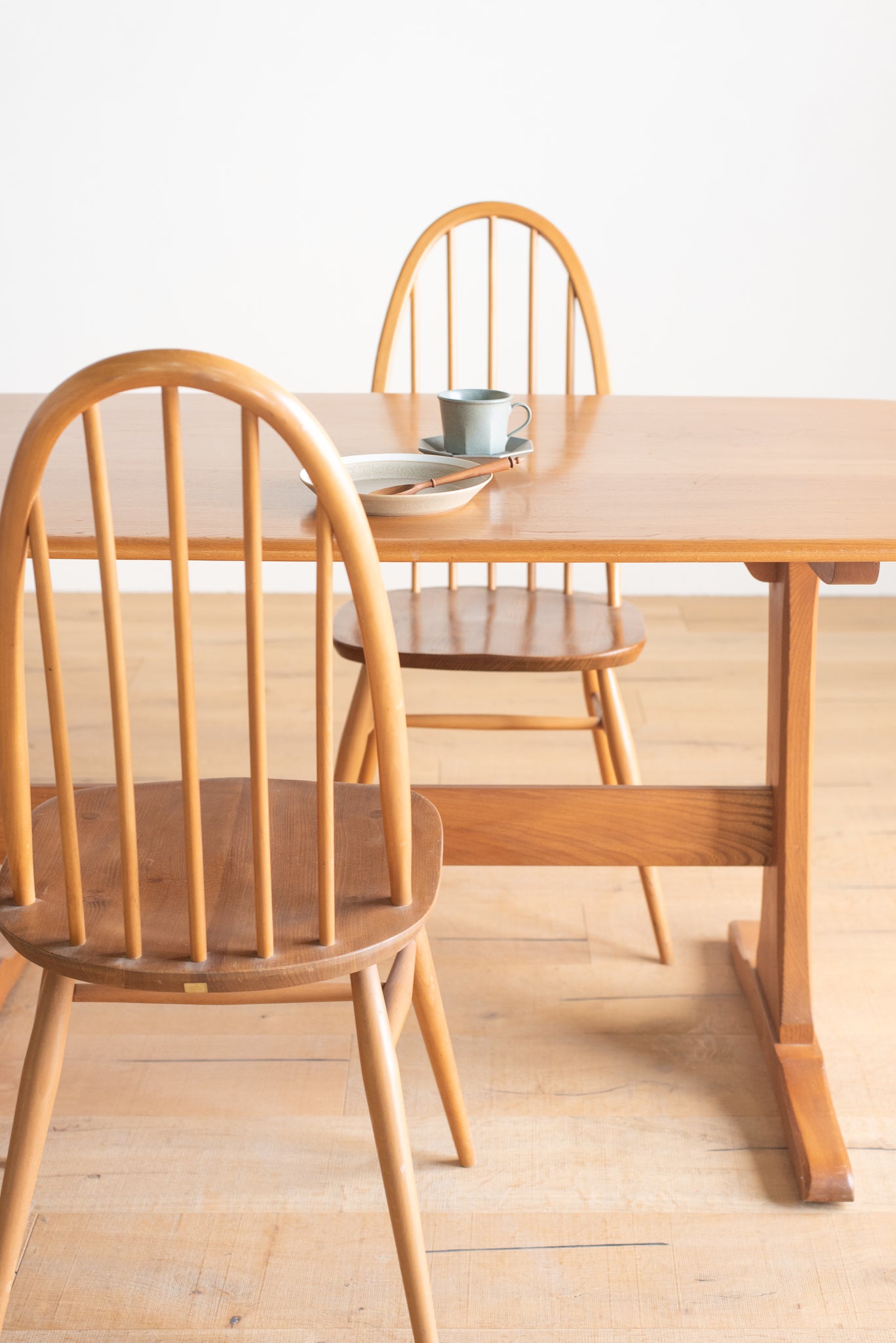 アーコール ウィンザー エルム ダイニング テーブル / ercol windsor elm dining table '822' #0407