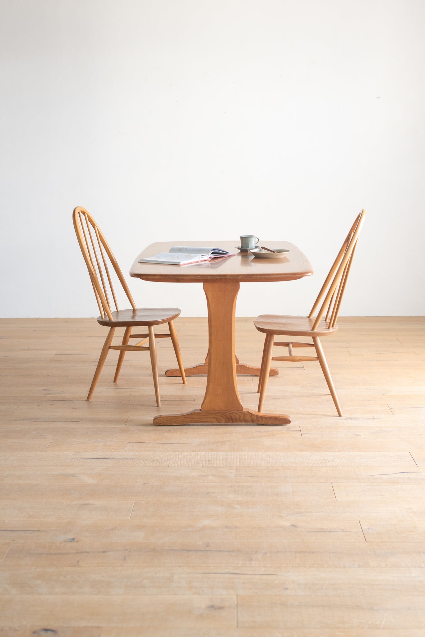 アーコール ウィンザー エルム ダイニング テーブル / ercol windsor elm dining table '822' #0407
