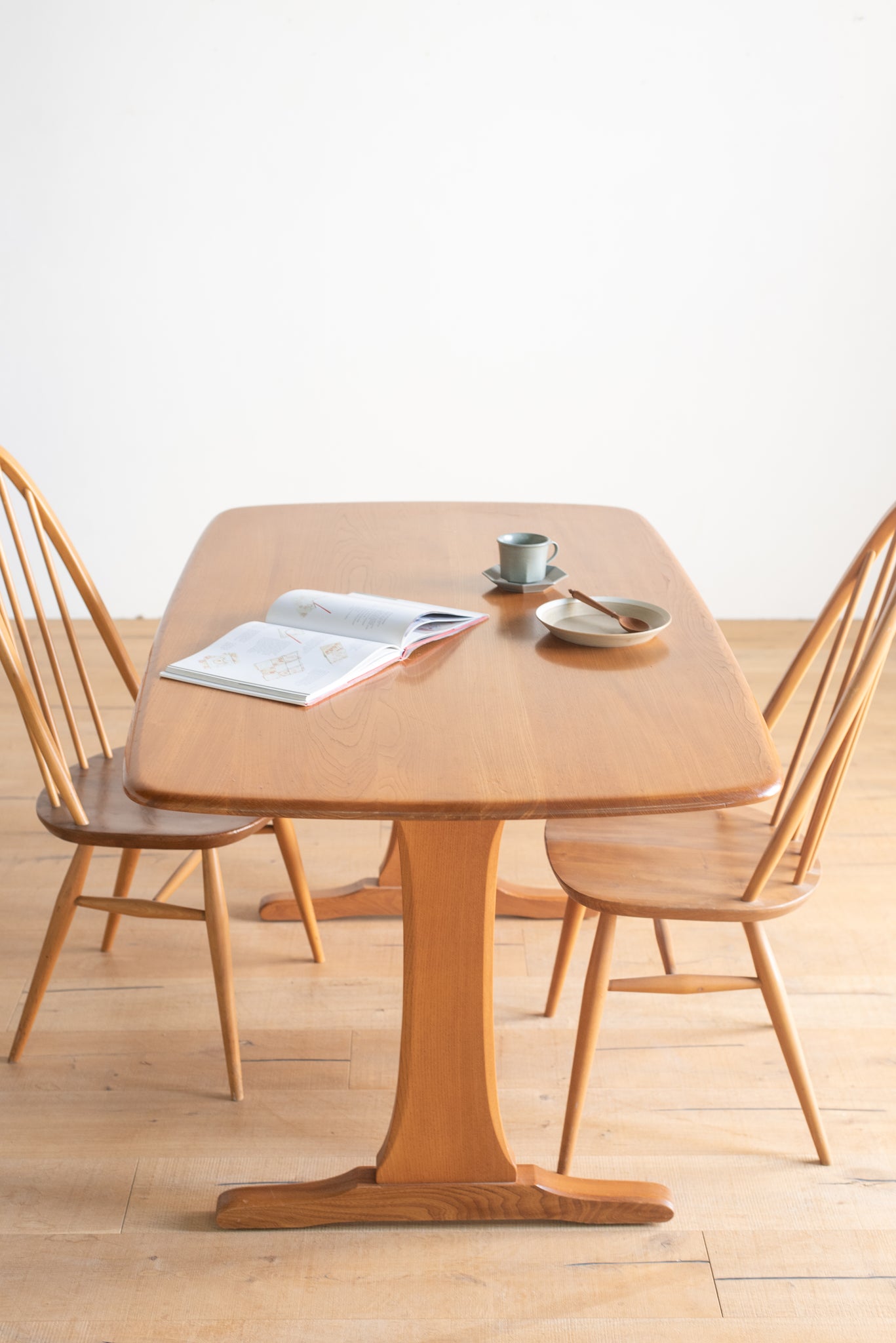 アーコール ウィンザー エルム ダイニング テーブル / ercol windsor elm dining table '822' #0407