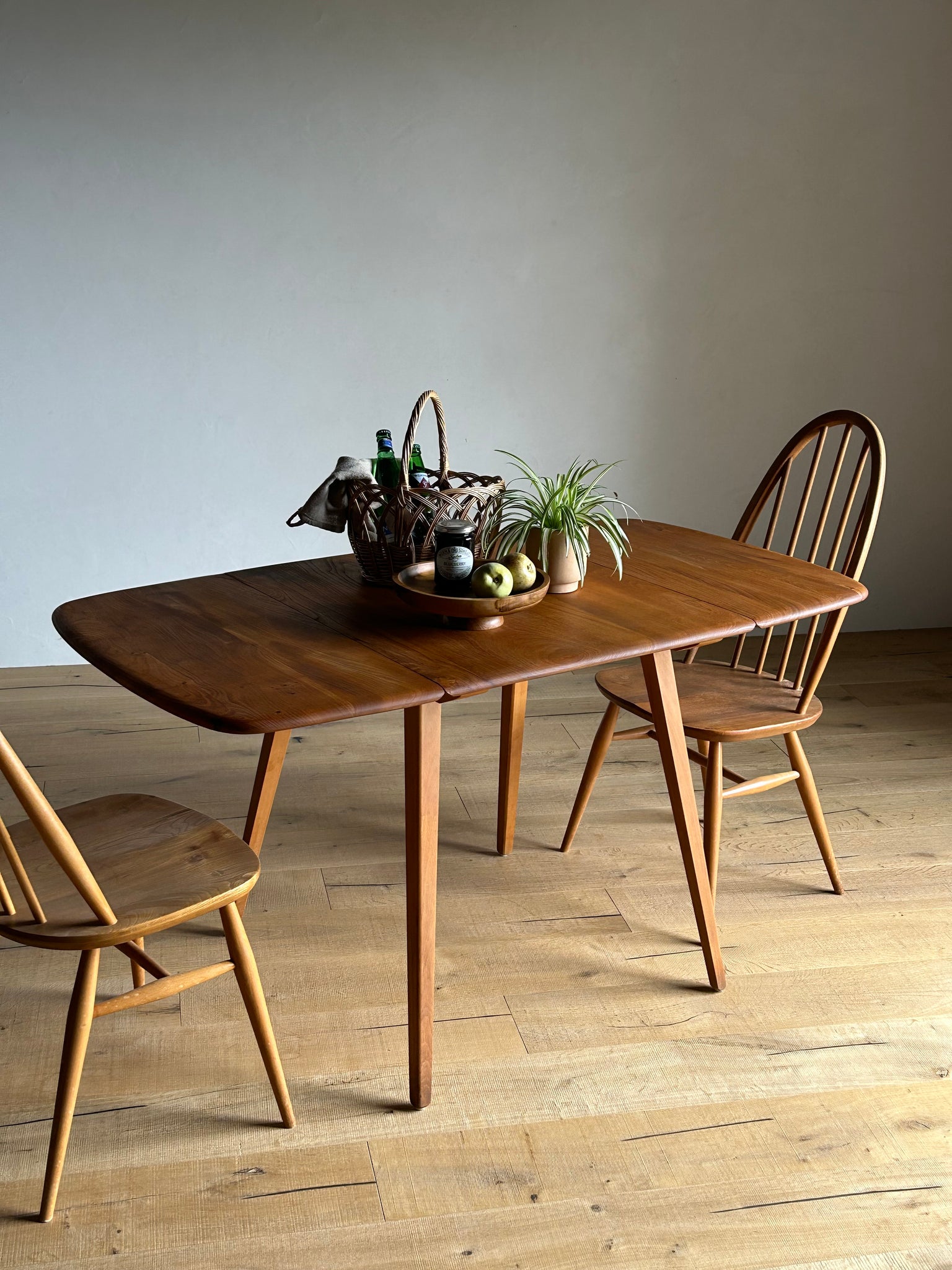 アーコール ドロップリーフ テーブル / ercol dropleaf dining table '383' #0290