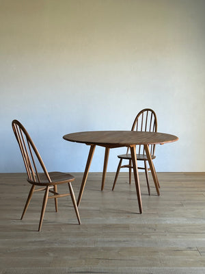 アーコール ドロップリーフ テーブル / ercol round shaped dropleaf アーコール ドロップリーフ テーブル / ercol round shaped dropleaf