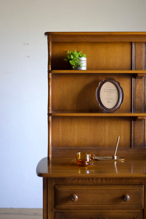 アーコール オールド コロニアル カップボード / ercol old colonial dresser with cutlery tray '331d' #0378