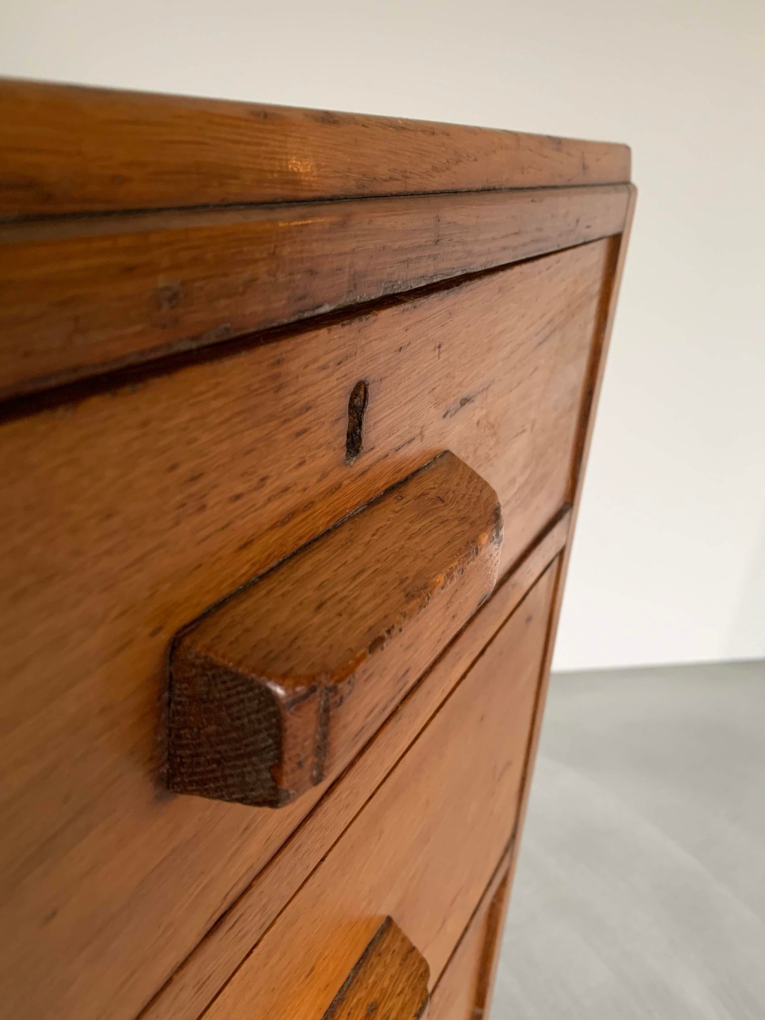 オーク チェストドロワーズ / oak chest of drawers #0040