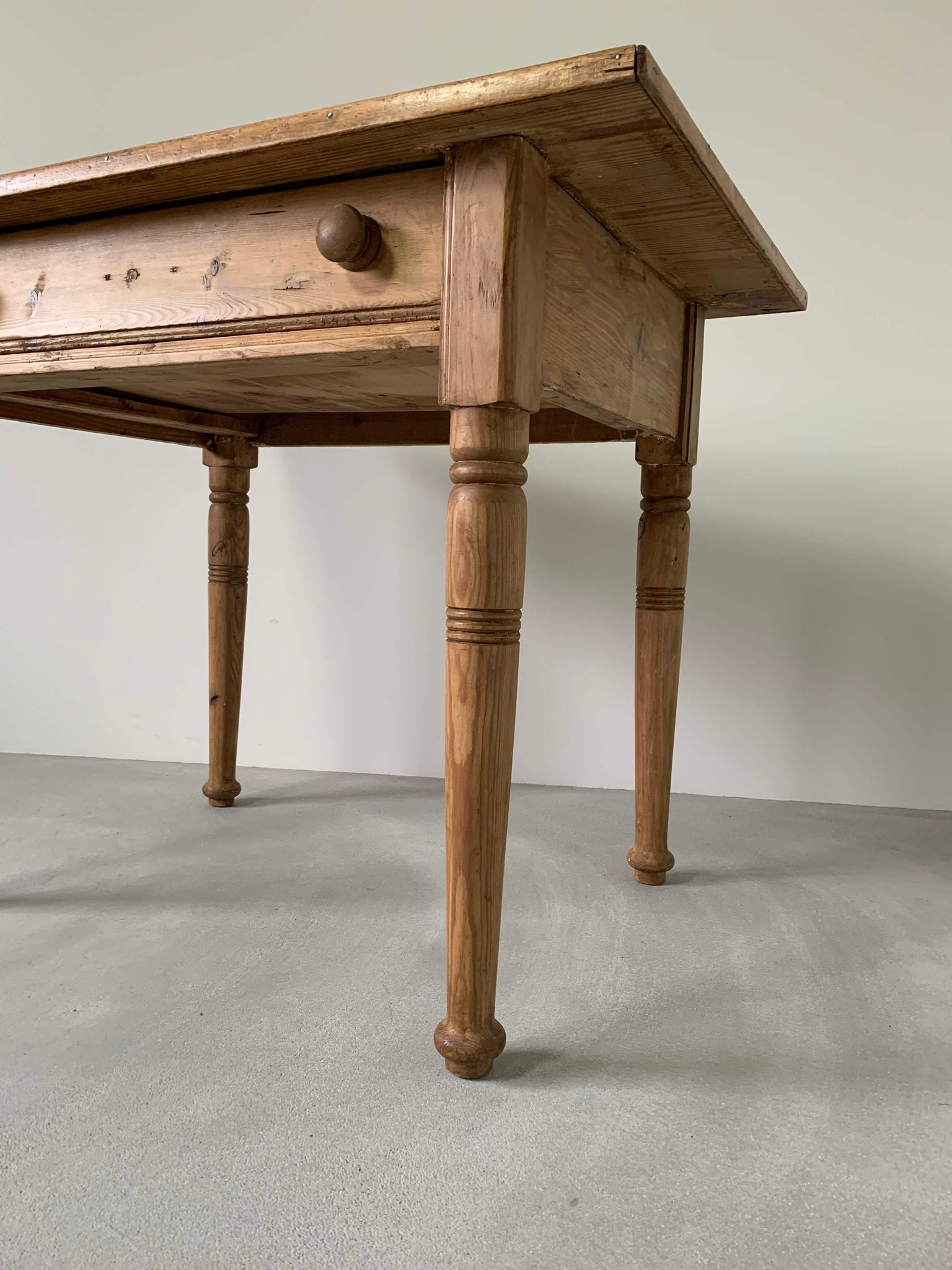 オールドパイン テーブル デスク / old pine table desk #0081