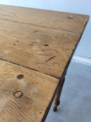 オールド パイン テーブル / old pine table #0115