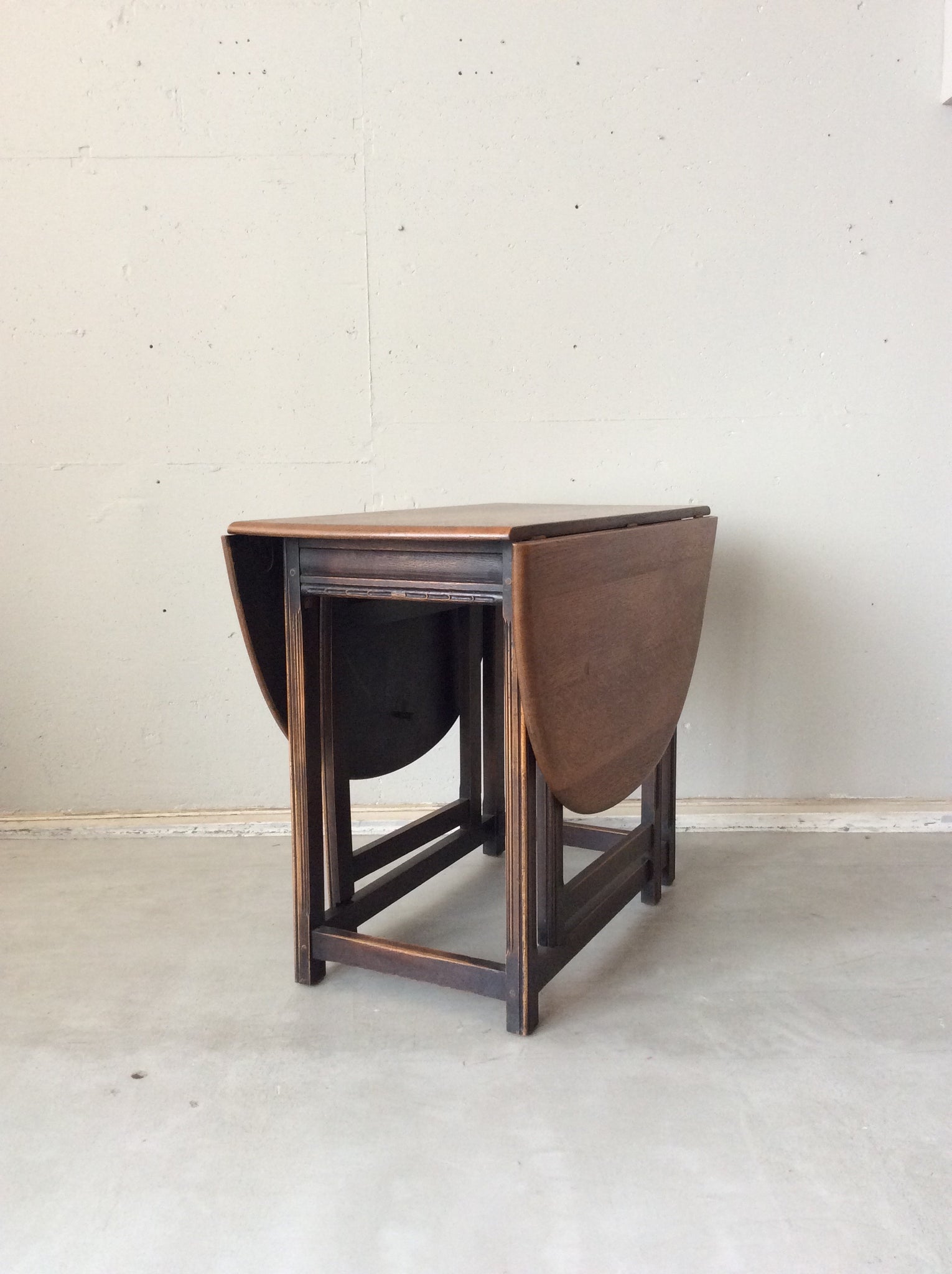 アーコール ゲートレッグ ダイニングテーブル オールドコロニアル オーバル / ercol gateleg dining table old ...