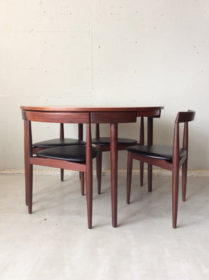 ハンス オルセン ダイニング テーブル 4脚チェアセット / hans olsen frem rojle dining table & 4 chairs set #0073