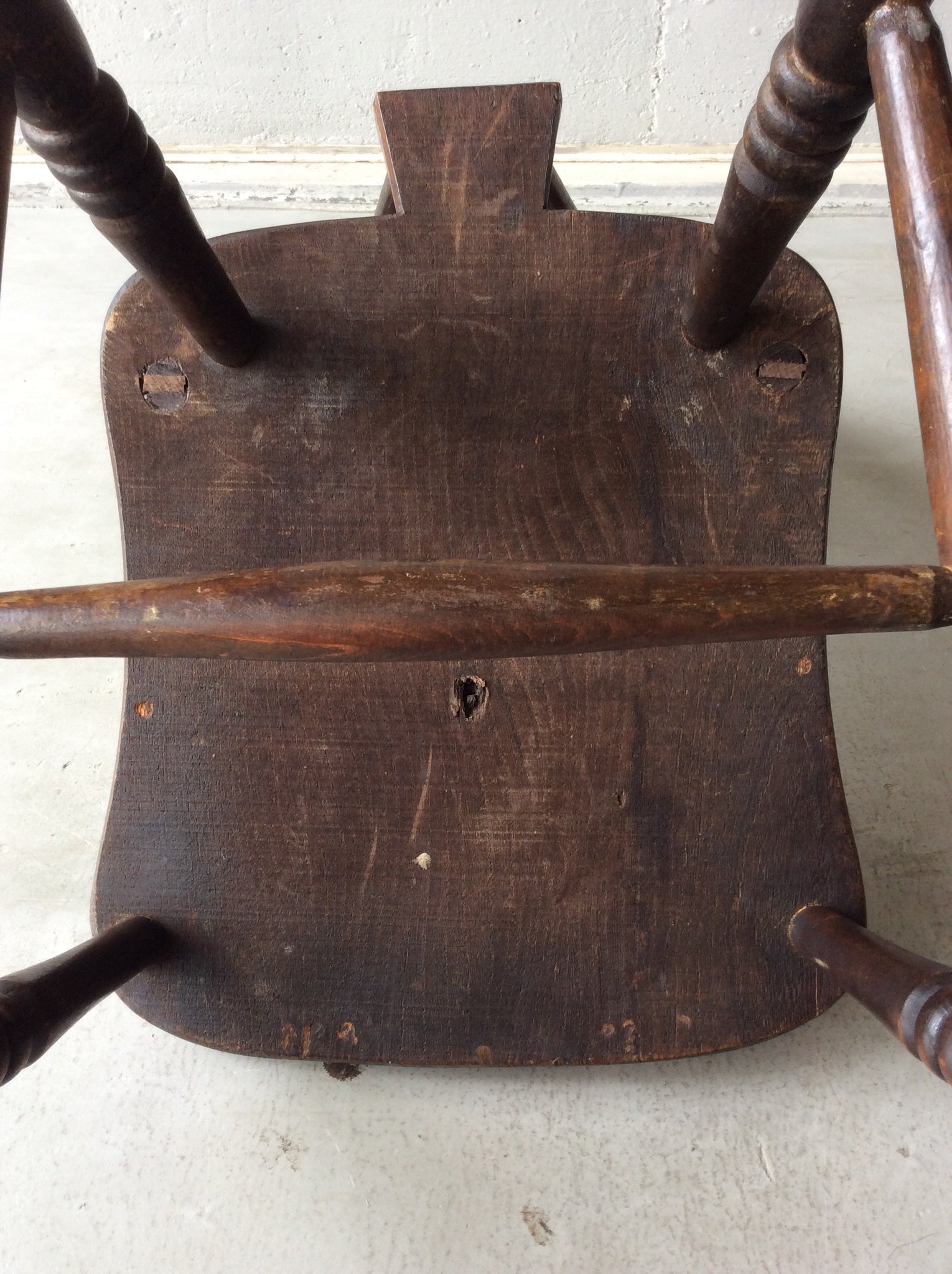 ホイール バック チェア / wheel back chair  #0123